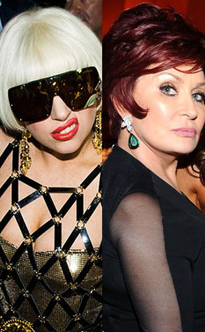 Lady Gaga, Sharon Osbourne Lady Gaga, Sharon Osbourne